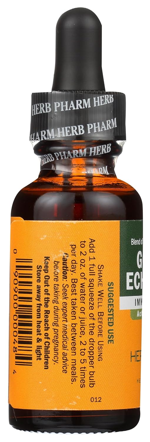 Organic Golden Echinacea Tincture by HERB PHARM - 1 Fluid Ounce