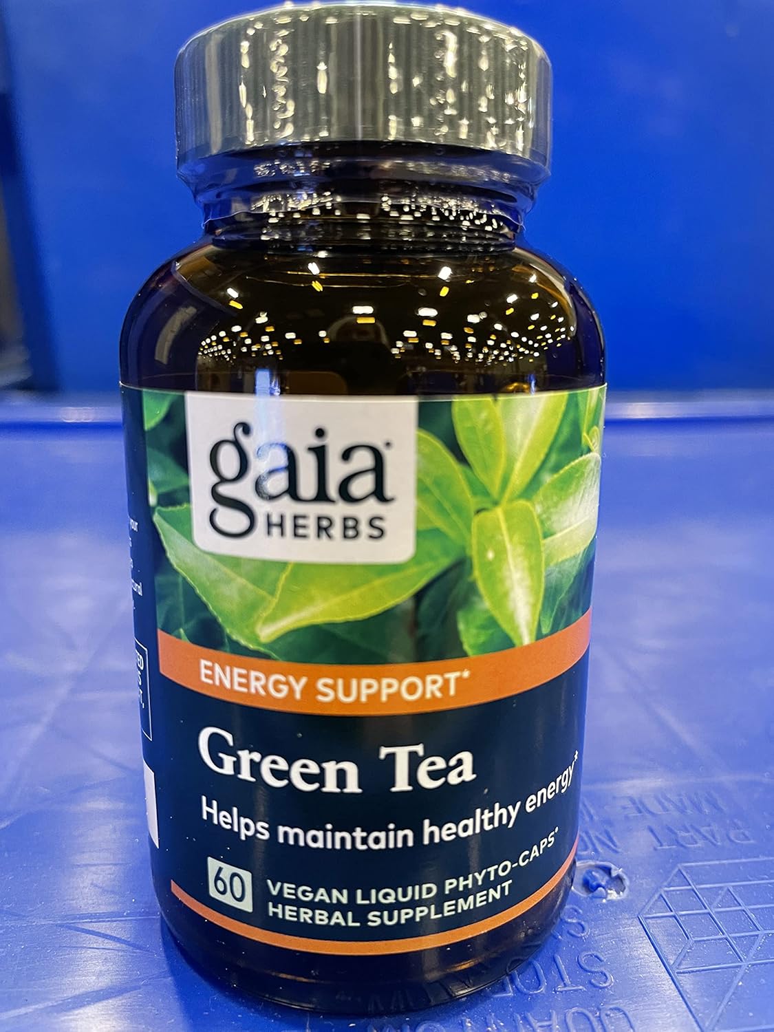 Organic Green Tea Leaf Extract Capsules for Healthy Weight and Energy - 60 Vegan Liquid Phyto-Caps