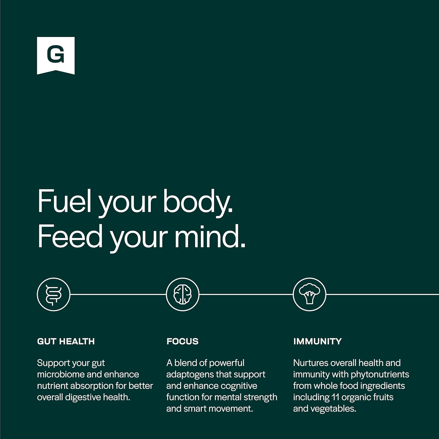 Organic Greens Powder with L Theanine for Gut Health, Energy, Focus, and Immune Support - Coconut Pineapple Flavor, 28 Packets