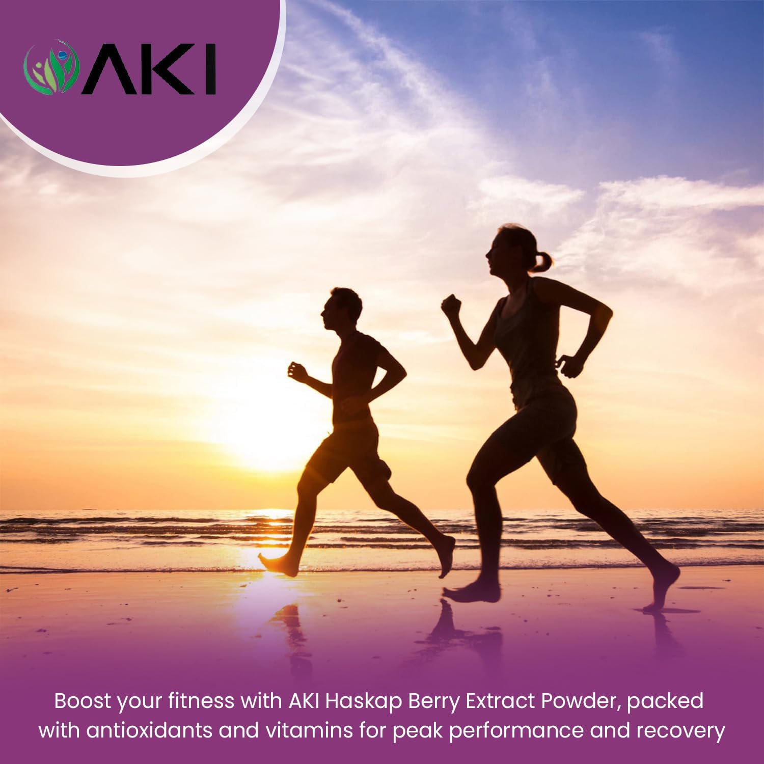 Organic Haskap Berry Extract Powder - High in Antioxidants & Vitamin-C - Quality Dried Berries - No Artificial Flavors - Boosts Energy - 5.30Oz/150g