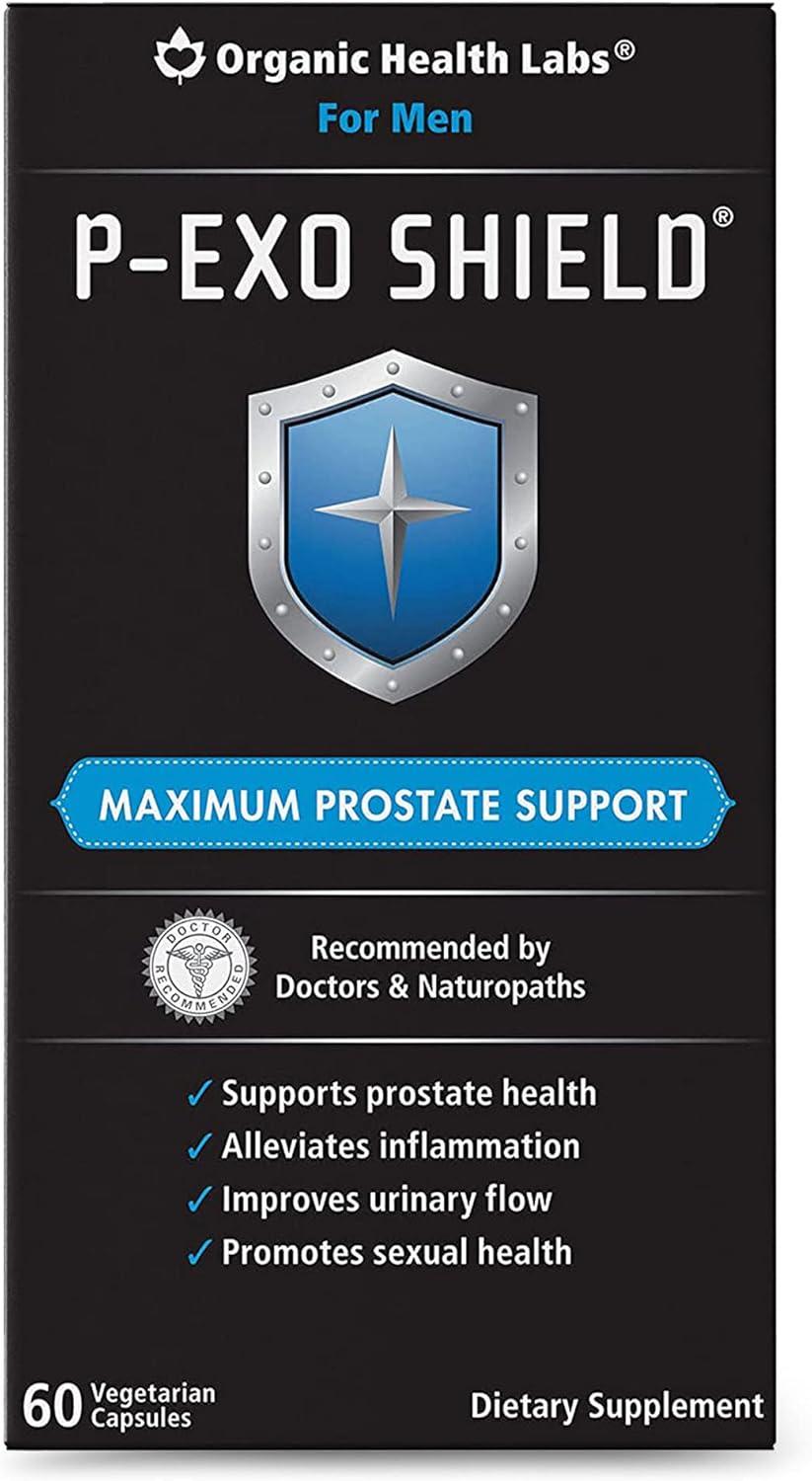 Organic Health Labs P-ExoShield: Saw Palmetto Prostate Support, 60 Capsules