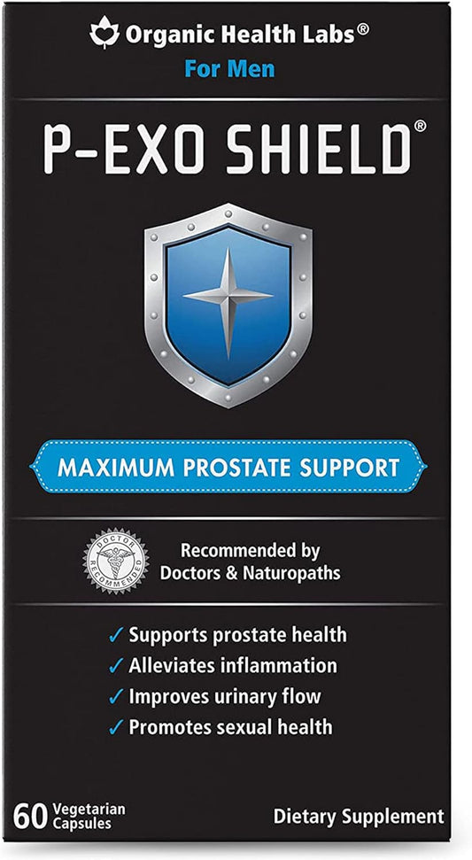 Organic Health Labs P-ExoShield: Saw Palmetto Prostate Support, 60 Capsules