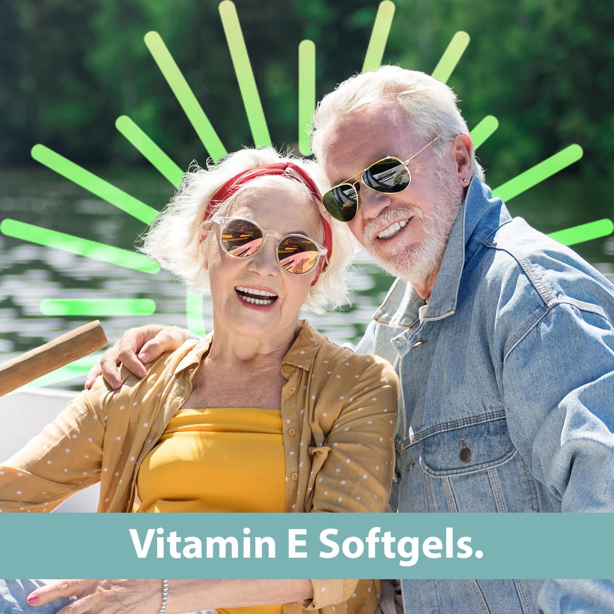 Organic High-Potency Vitamin E Capsules - 1000 IU for Skin & Immune Support - 100 Count - Alternative to Nature Bounty & Solgar - Women and Men