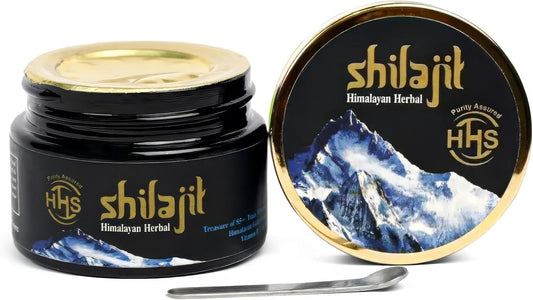 Organic Himalayan Herbal Shilajit Resin - Authentic Gold Standard Supplement with 85+ Trace Minerals - Natural Multivitamin - 30g