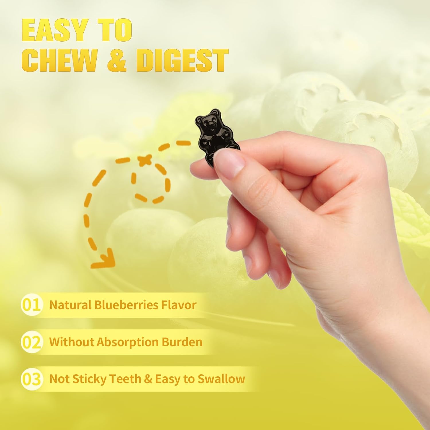 Organic Himalayan Shilajit Gummies 5000MG Supplement for Focus, Energy & Immune Support - 85+ Trace Minerals & Fulvic Acid - Men & Women - Non-GMO - 60 Count (2 Packs)