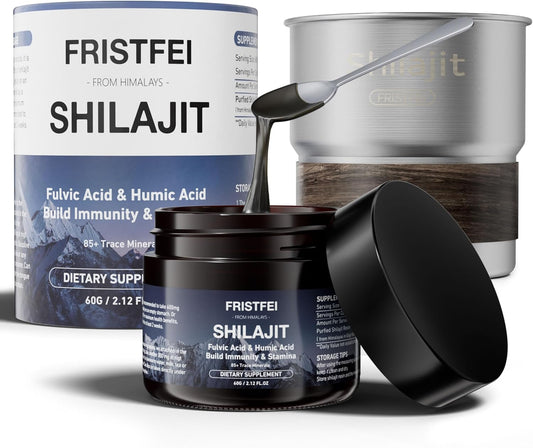 Organic Himalayan Shilajit Resin - Pure Shilajit for Men & Women | Rich in Fulvic Acid & 85+ Trace Minerals