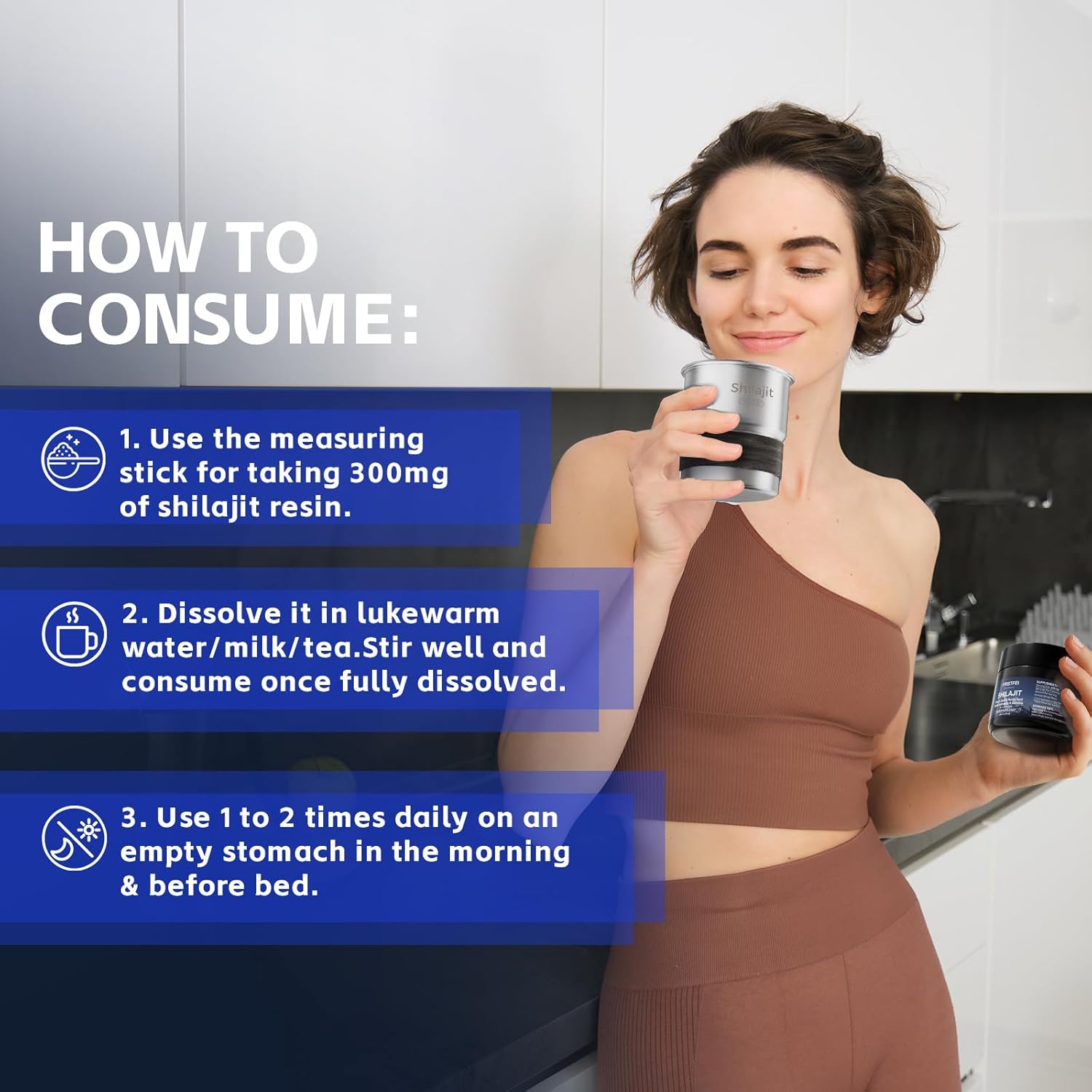 Organic Himalayan Shilajit Resin - Pure Shilajit for Men & Women | Rich in Fulvic Acid & 85+ Trace Minerals