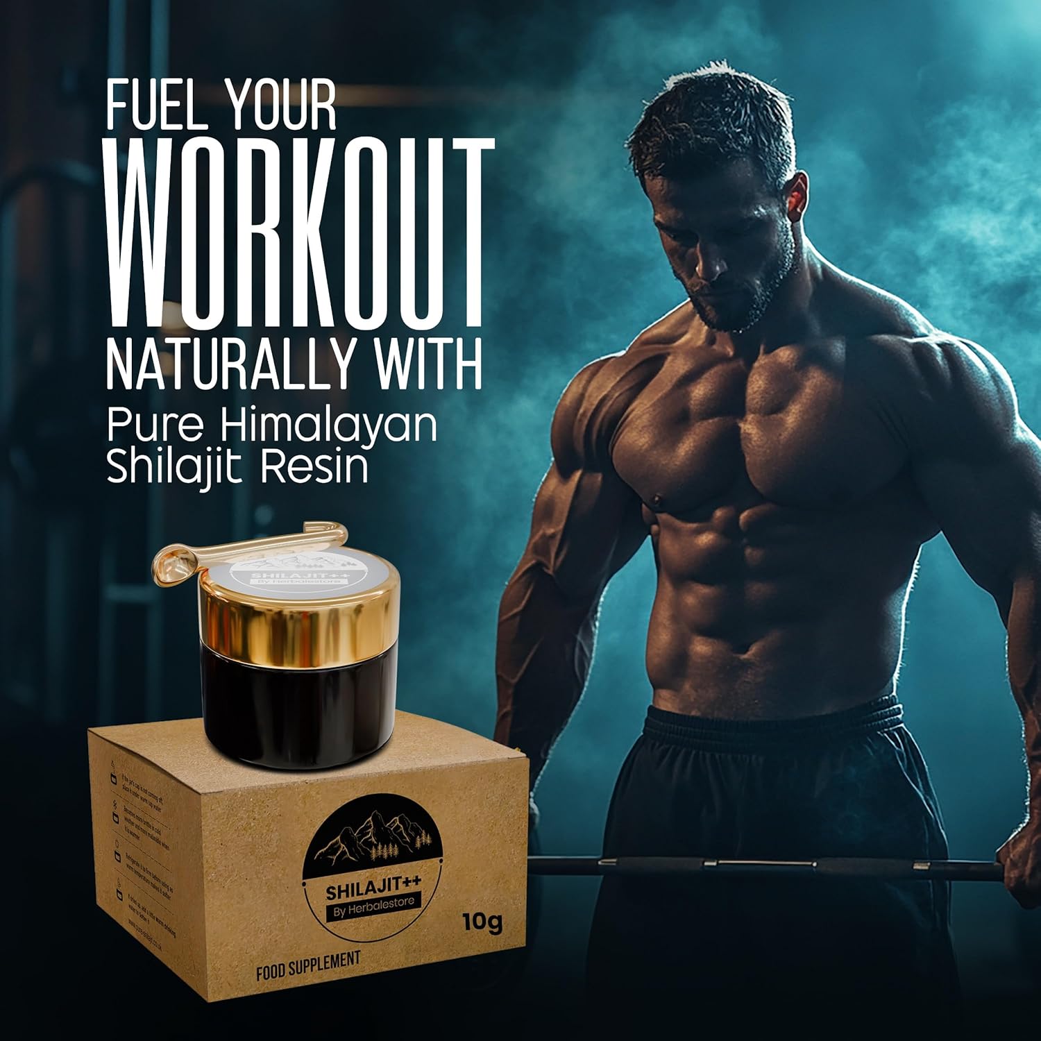 Organic Himalayan Shilajit Resin 10g | 600mg Potency | Pure Shilajit for Energy and Wellness | Men and Women Formula