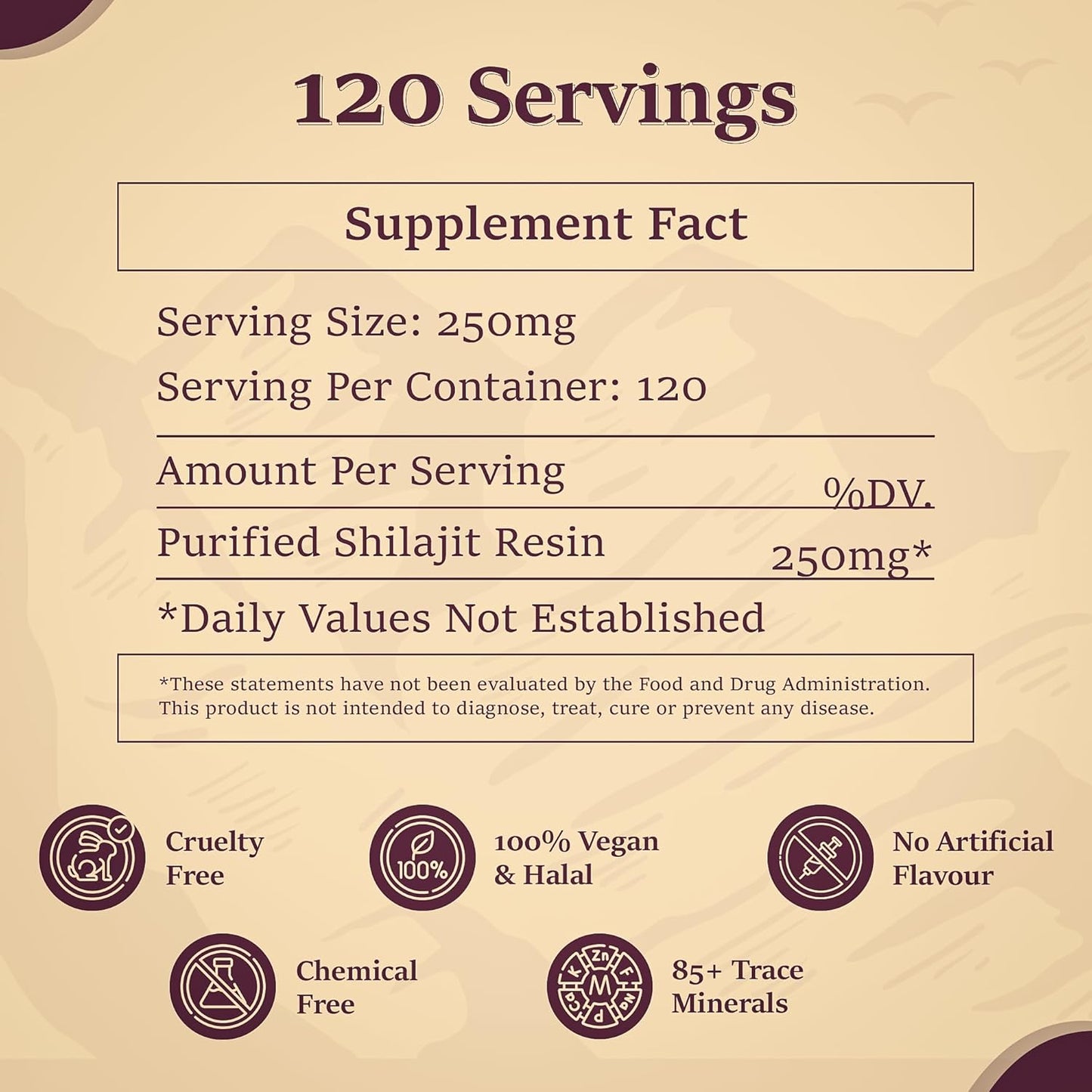 Organic Himalayan Shilajit Resin 30g - 120 Servings, 75%+ Fulvic Acid, 85+ Trace Minerals for Energy & Immune Support