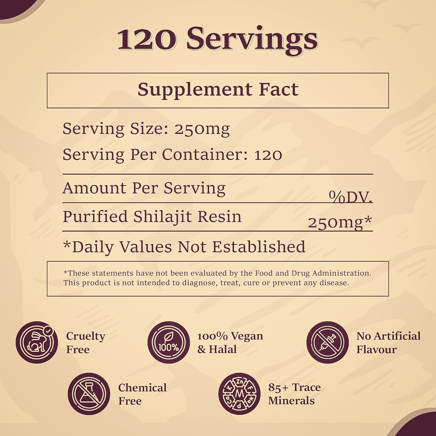 Organic Himalayan Shilajit Resin 30g - 120 Servings, 75%+ Fulvic Acid, 85+ Trace Minerals for Energy & Immune Support