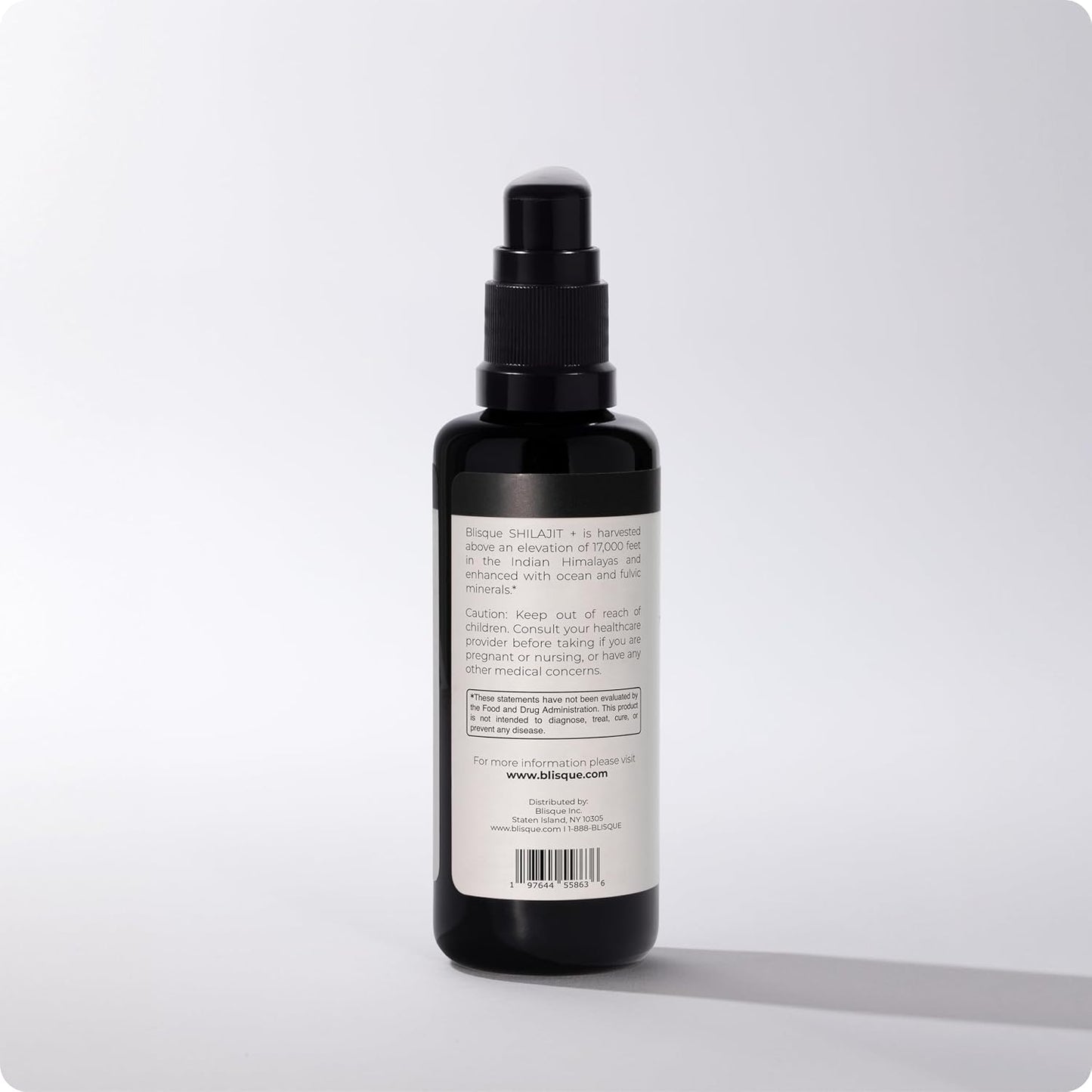 Organic Himalayan Shilajit Resin Drops with Fulvic Acid - Detox, Cleanse, Immune Support, Brain Boost - 2 FL OZ