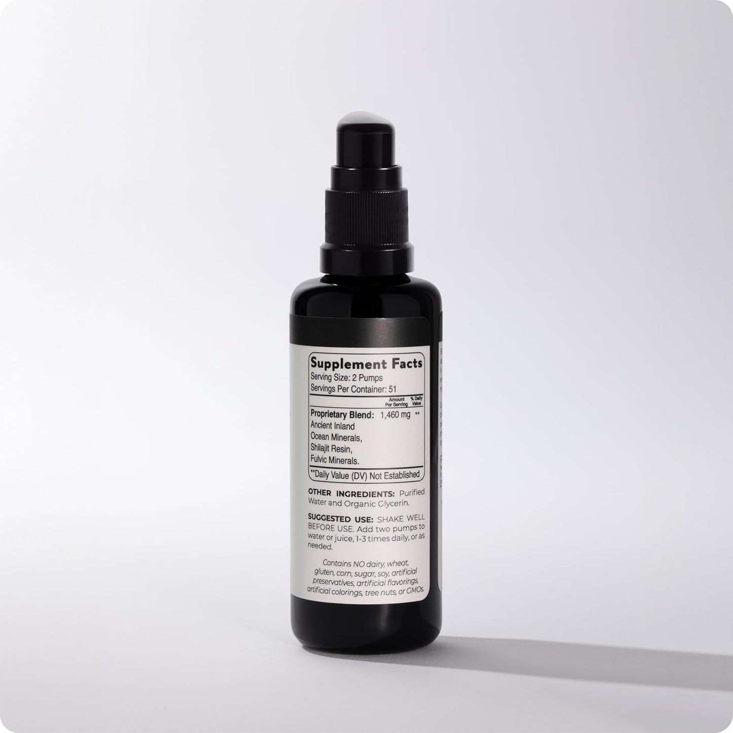 Organic Himalayan Shilajit Resin Drops with Fulvic Acid - Detox, Cleanse, Immune Support, Brain Boost - 2 FL OZ
