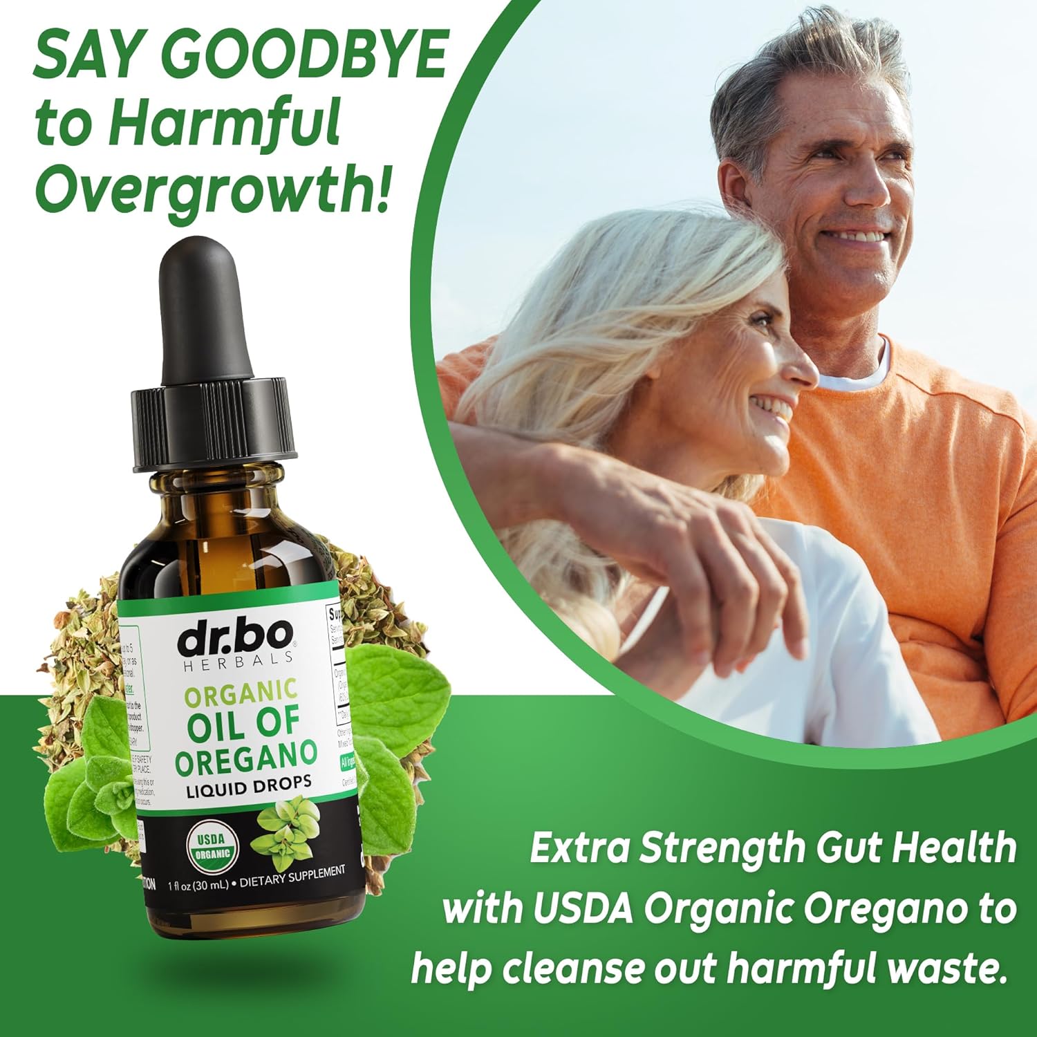 Organic Hormone Balance Drops for Women - Menstrual Support and Detox with Oregano Oil Tincture