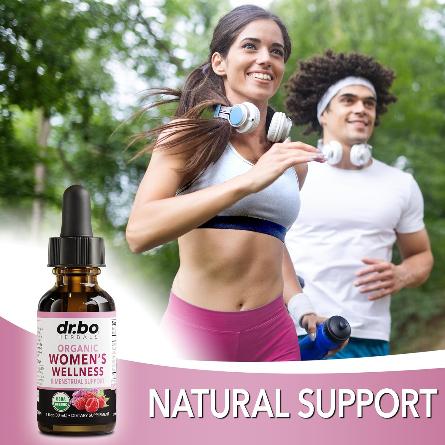 Organic Hormone Balance Drops for Women - Menstrual Support and Detox with Oregano Oil Tincture