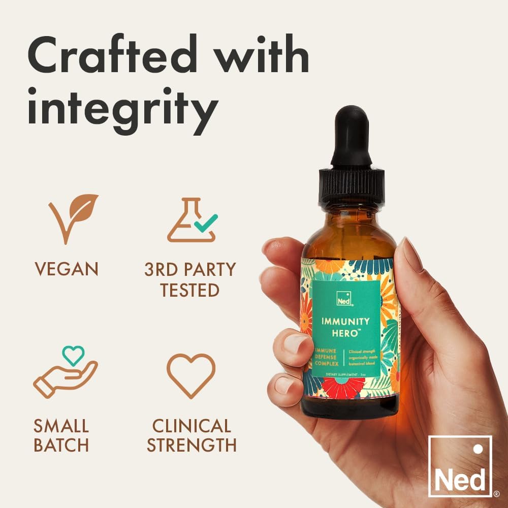 Organic Immune Booster Supplement for Adults - Immunity Hero™ with Echinacea and Astralagus - Herbal Support