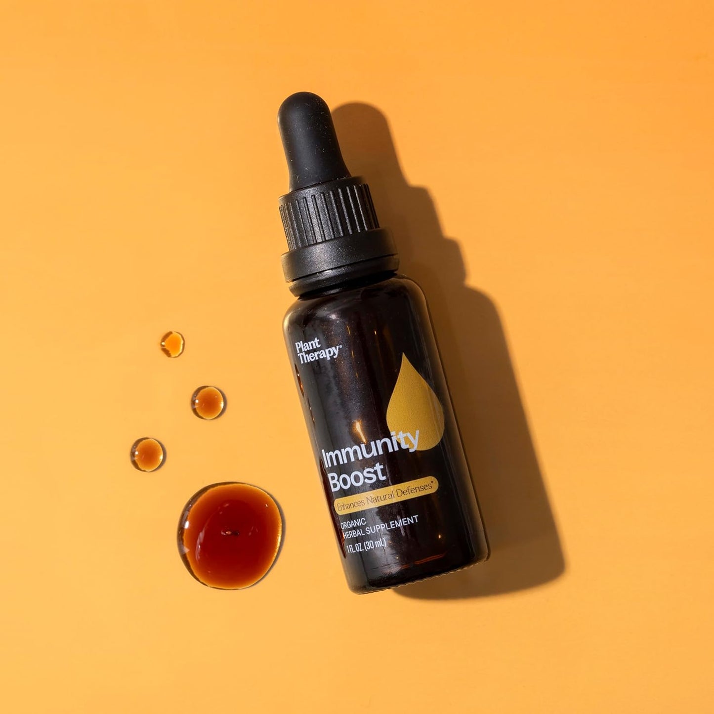 Organic Immunity Boost Tincture with Echinacea, Elderberry & Lemon Balm Extract - 30mL - Supports Healthy Immune System - Natural Defense against Seasonal Threats