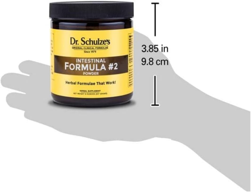 Organic Intestinal Formula #1 Capsules (90 ct) & Intestinal Formula #2 (8 oz) by Dr. Schulze - Herbal Supplements