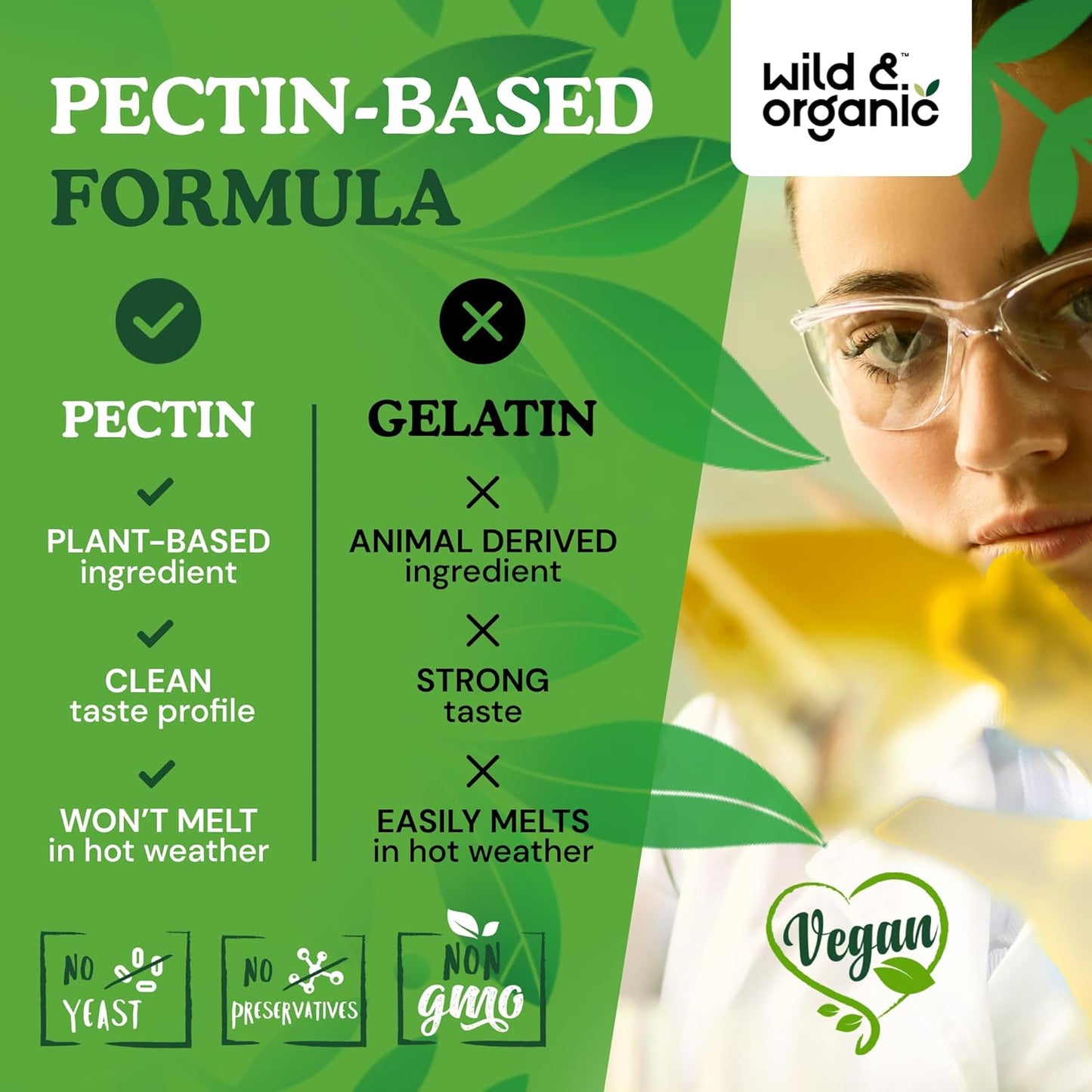 Organic Iodine Gummies with Immune Support Complex - Selenium, Zinc, and Potassium Iodide Supplement - Vegan 60ct Pectin Gummies