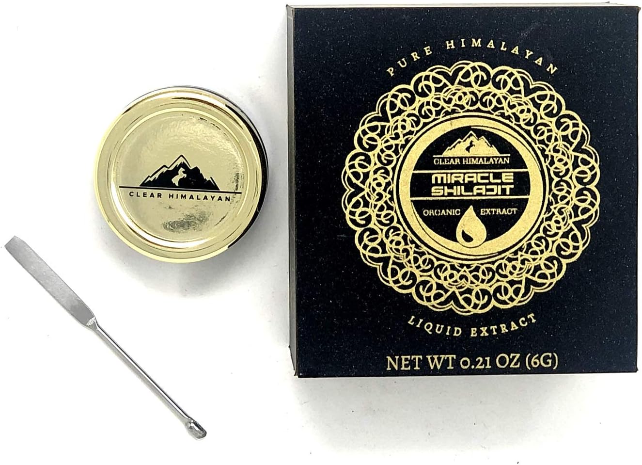 Organic ISOP Fulvic Acid Himalayan Shilajet Resin 10g - Authentic Mummyo from Himalaya Region - Natural Source of Trace Minerals - RAW (10g)