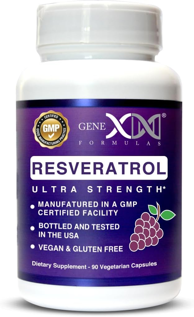 Organic Japanese Knotweed Resveratrol Supplement 1500mg with BioPerine for Absorption - Vegan, Gluten-Free Anti-Aging Capsules - 90 Count