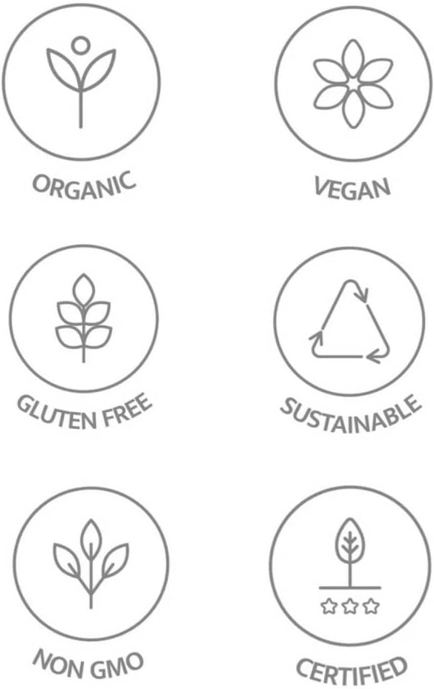 Organic Lion's Mane Mushroom Extract Capsules - 120ct | Boost Focus, Memory, Cognitive Function | Pure Organic Supplement Blend for Vitality