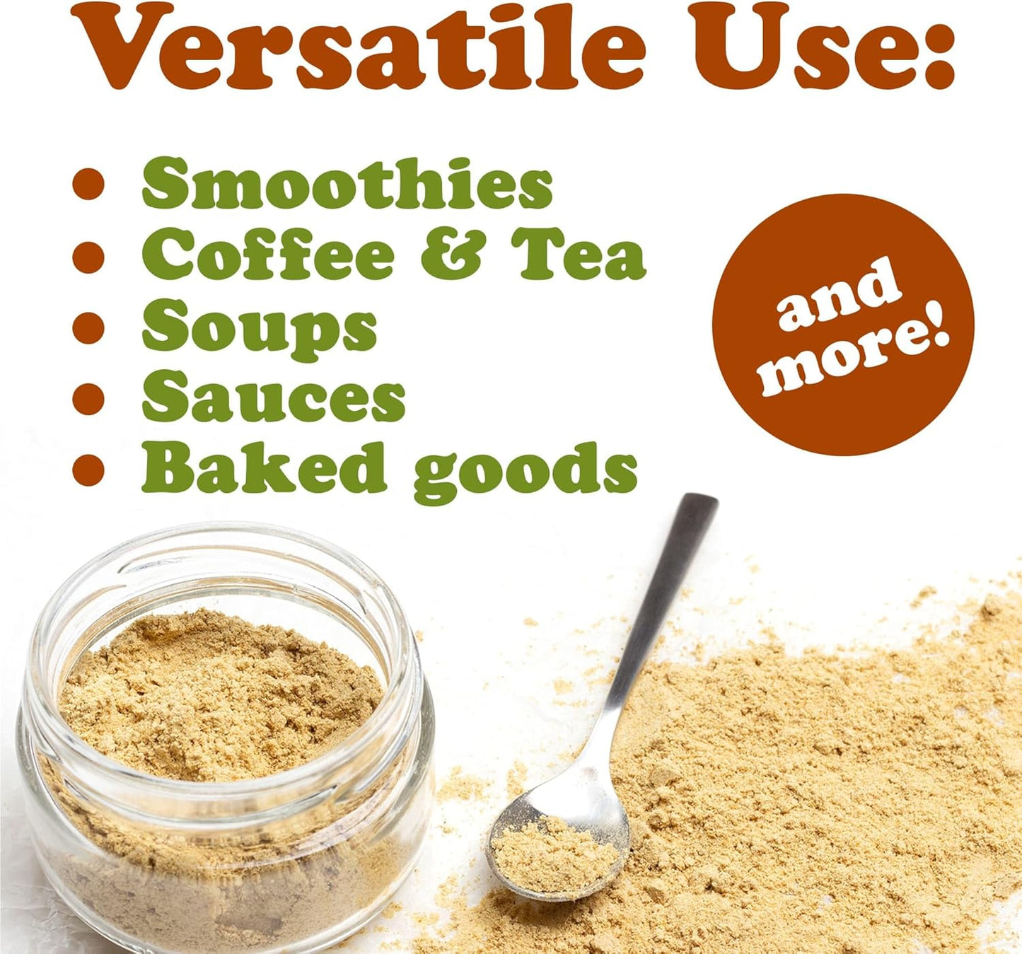 Organic Lion's Mane Mushroom Powder - 4 Ounces - Premium Brain Wellness Superfood for Focus - Non-GMO & Vegan