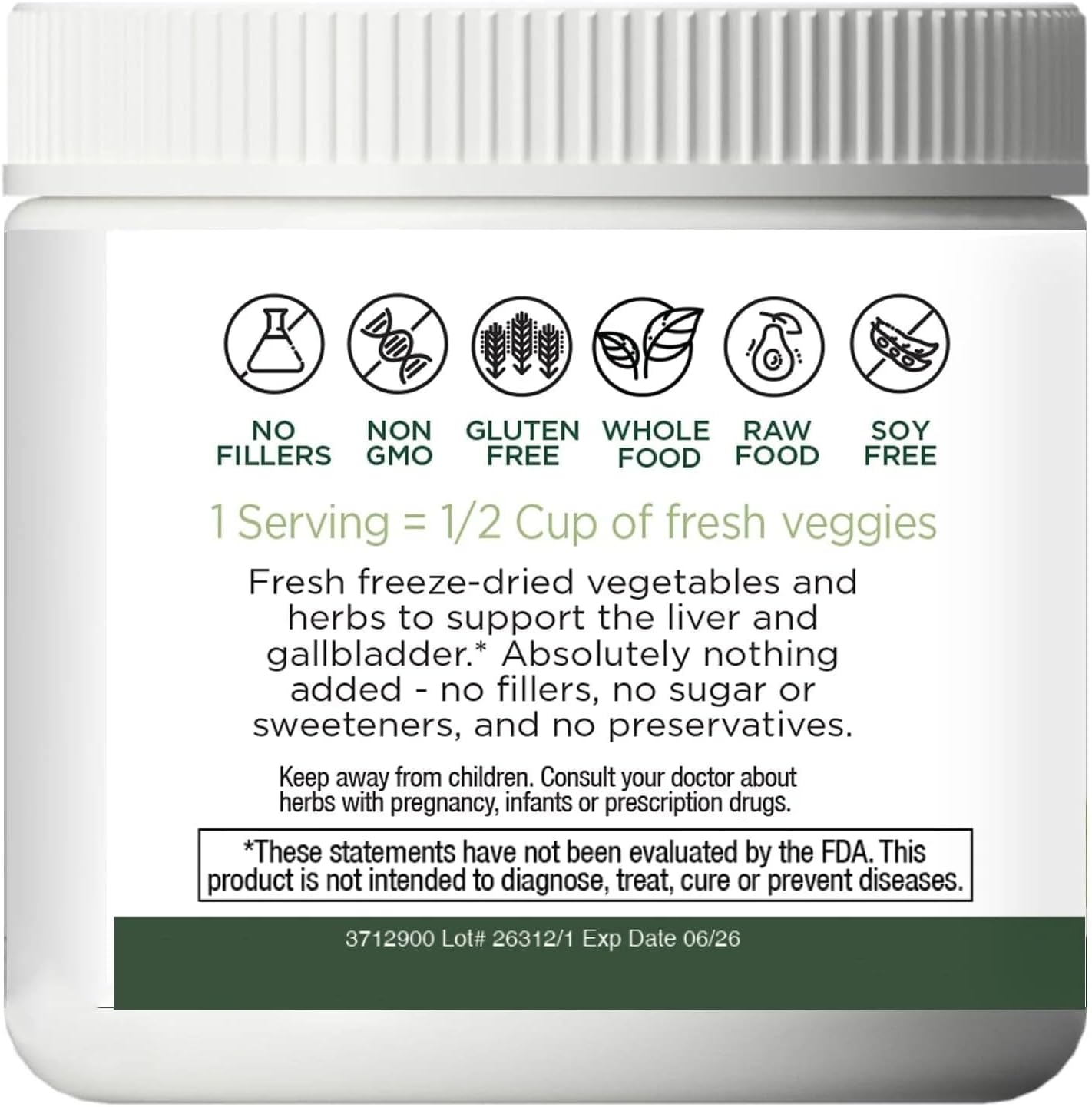 Organic Liver and Gallbladder Support Powder with Milk Thistle and Beet Juice - 90g