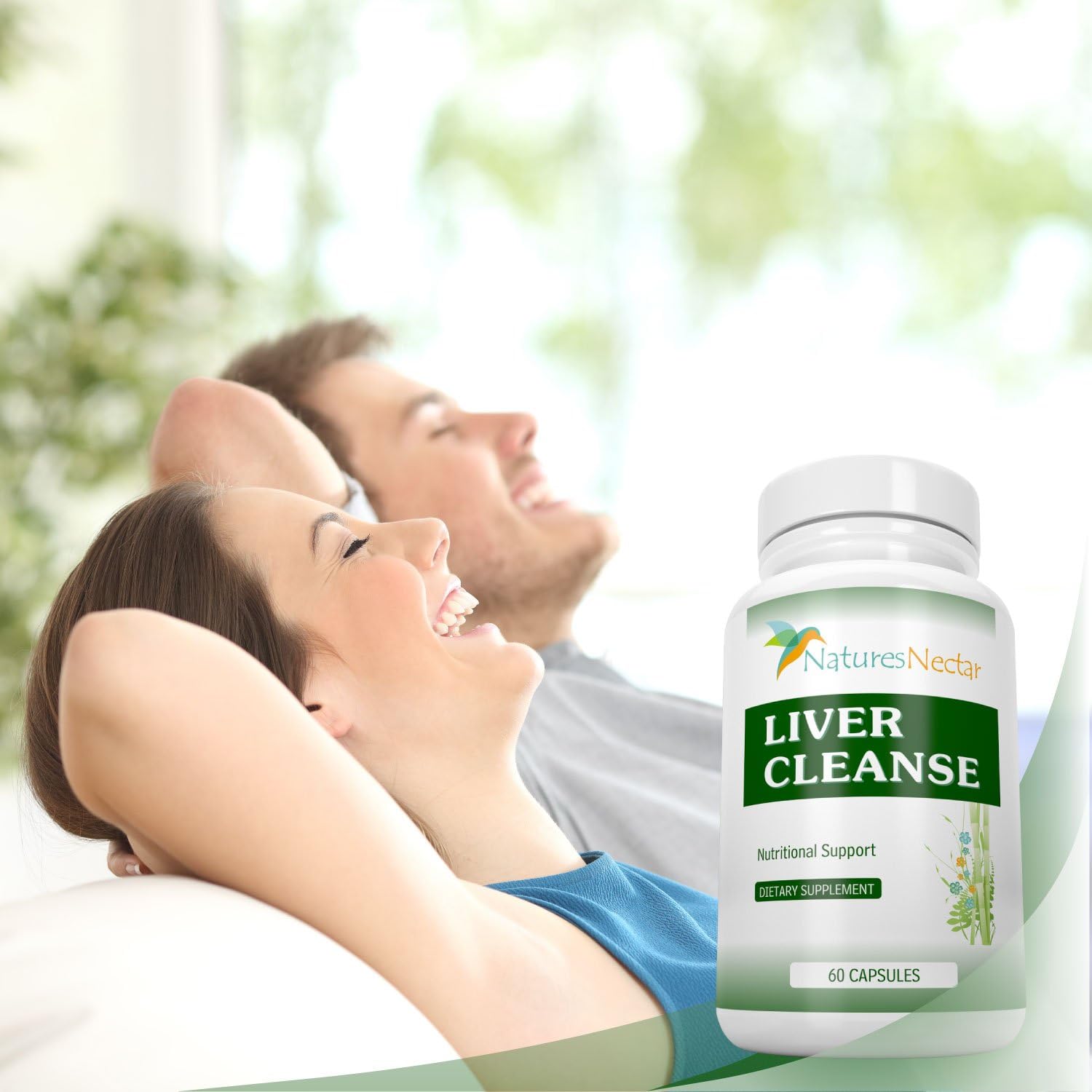 Organic Liver Cleanse & Detox Support Supplement - Natural Liver Detoxifier & Regenerator for Active and Fatty Liver - Grass Fed Liver Support Formula