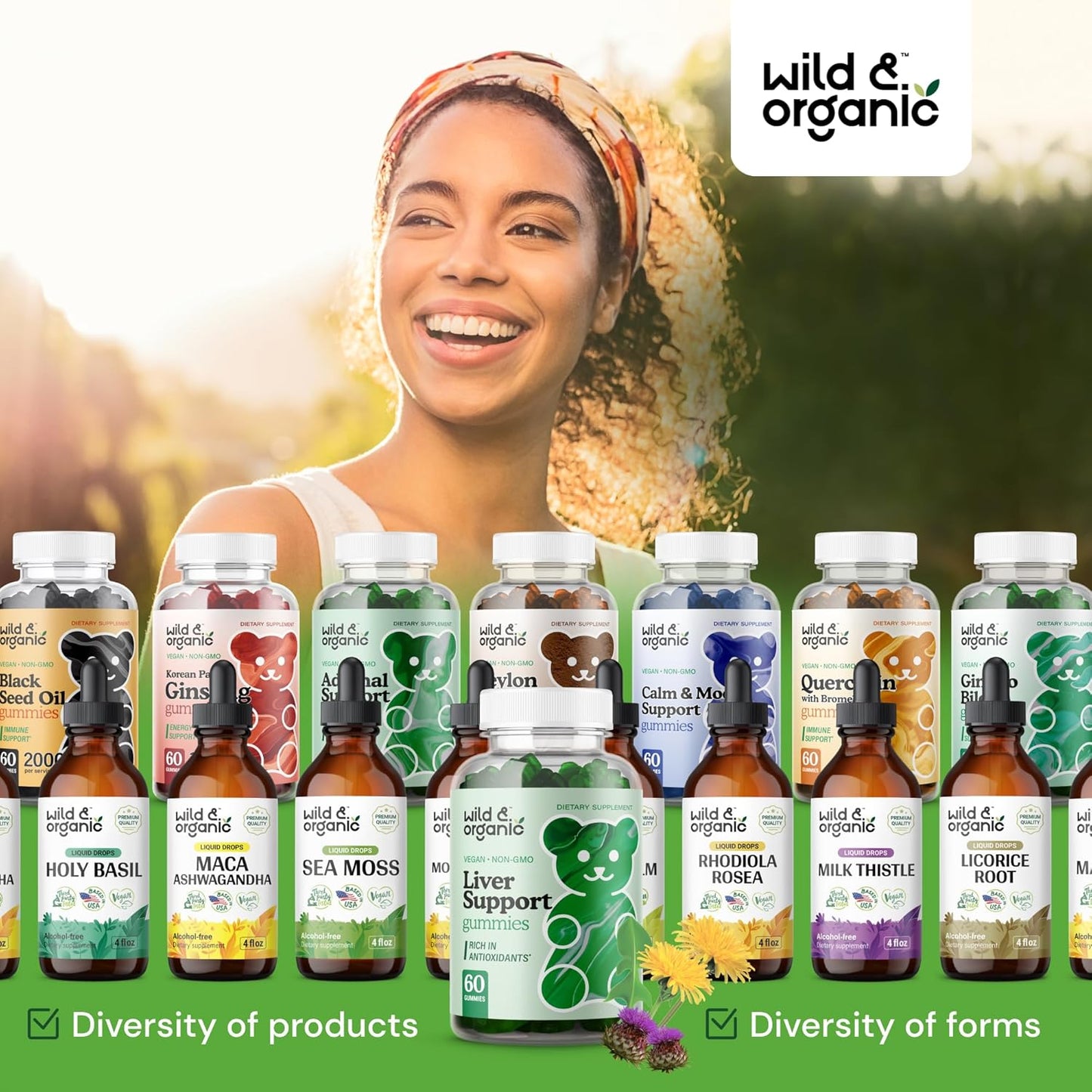 Organic Liver Cleanse Gummies with Milk Thistle & Dandelion Root Extract - 60 Silymarin Gummies for Detox - Vegan & Non-GMO Herbal Supplement