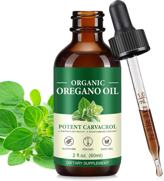Organic Mariayu Oregano Oil for Immune Support and Improved Blood Circulation - 2 fl oz