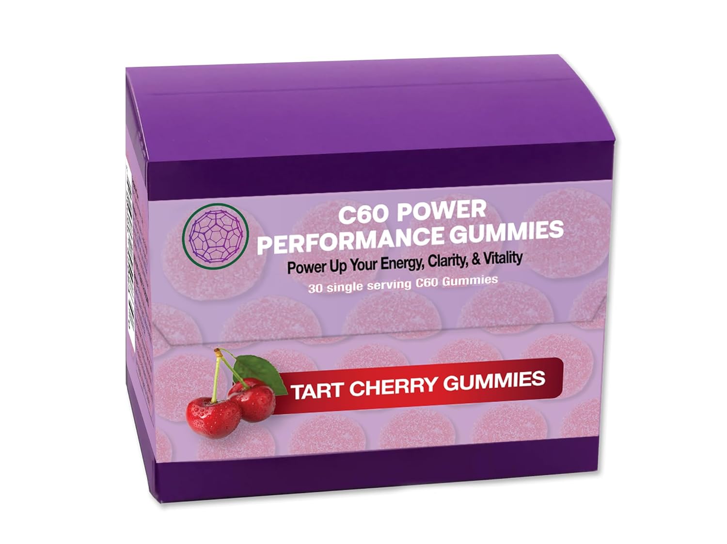 Organic MCT Coconut Oil and Tart Cherry Athletic Performance Kit - C60 Purple Power - 8oz Oil, 30 Servings