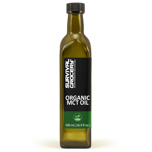 Organic MCT Oil by Survival Grocery® - 16.9 fl oz. Bottle for Health and Wellness