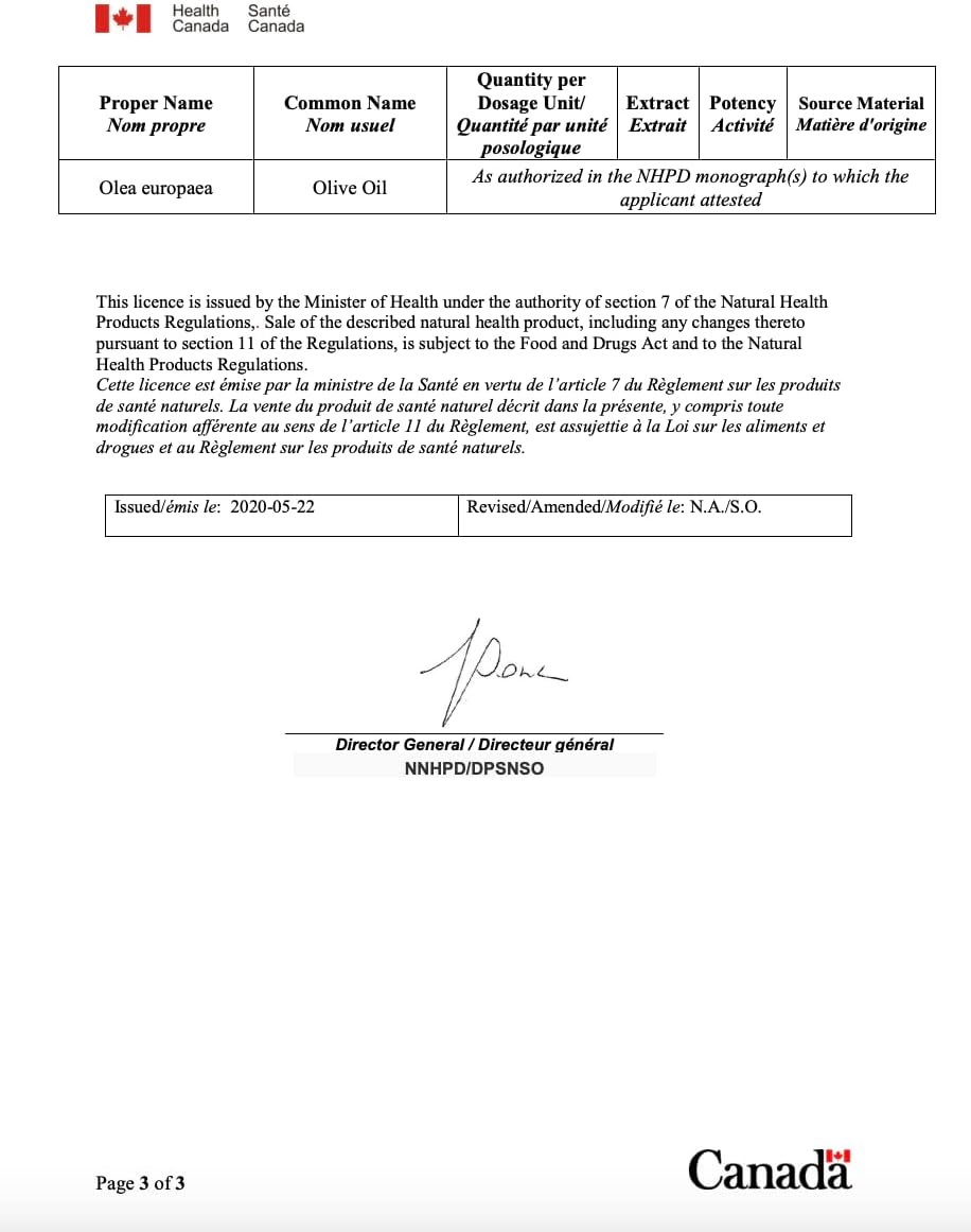 Organic MCT Oil with Pure ESS60 Antioxidant - Boost Anti-Aging & Energy - 120ML