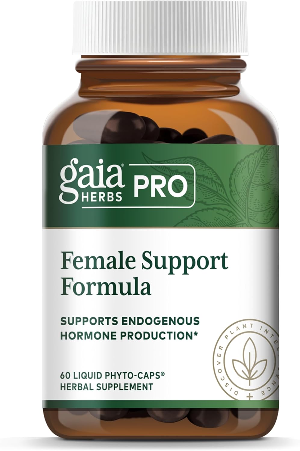 Organic Menopause Supplement for Women - Hormone Balance with Vitex, Black Cohosh, St. John’s Wort - 60 Liquid Capsules