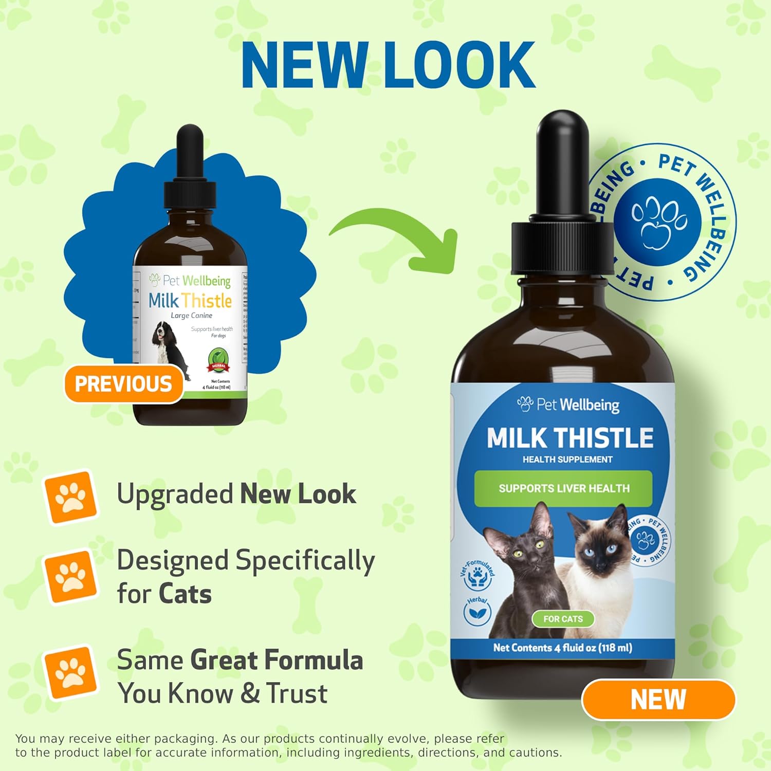 Organic Milk Thistle for Cats - Supports Liver Health, Healthy Detox, Antioxidants - Herbal Supplement for Liver Cell Support - 4 oz