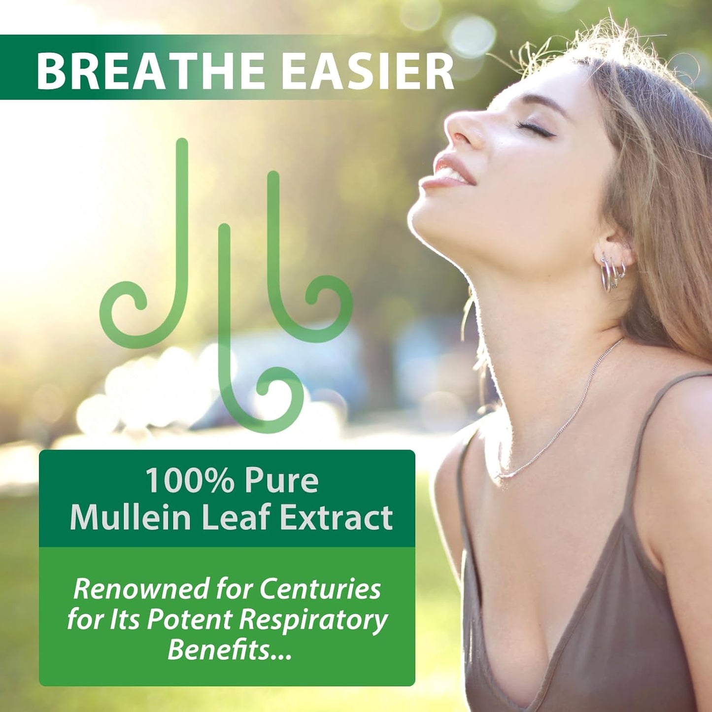Organic Mullein Leaf Lung Cleanse Drops - Natural Lung Support Supplement - 4.04 Fl.Oz