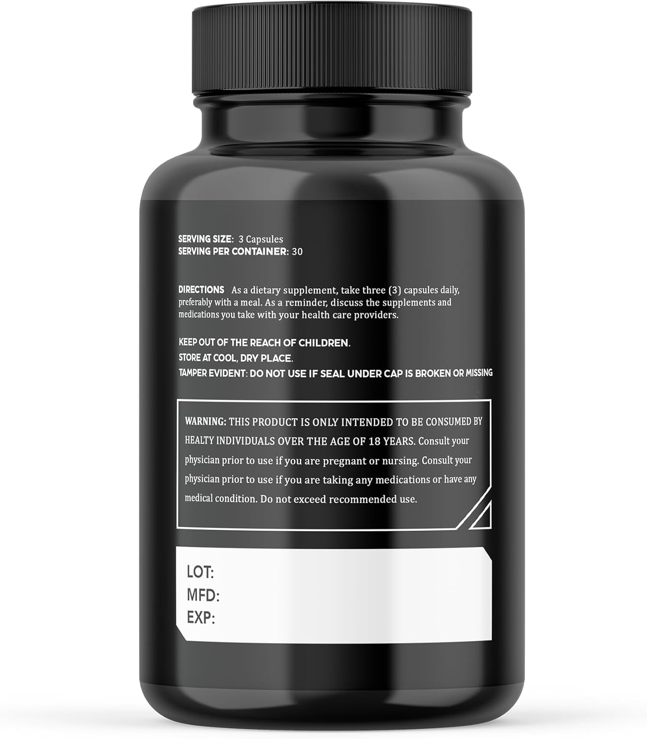 Organic Mushroom Complex Supplement with Ashwagandha - Lion’s Mane, Reishi, Cordyceps, Chaga, Turkey Tail & More for Focus, Energy, and Brain Boost - 90 Capsules