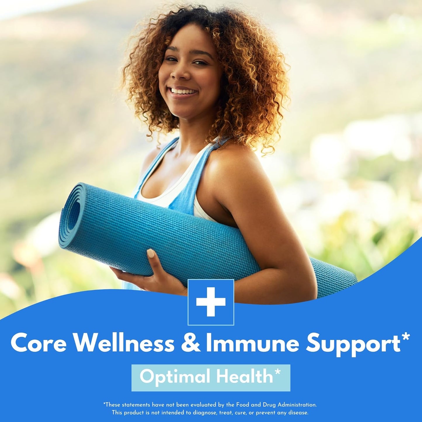 Organic Mushroom Supplement - Immune Support & Wellness - Turkey Tail, Chaga, Reishi, Cordyceps, Maitake, Shiitake - 60 Capsules