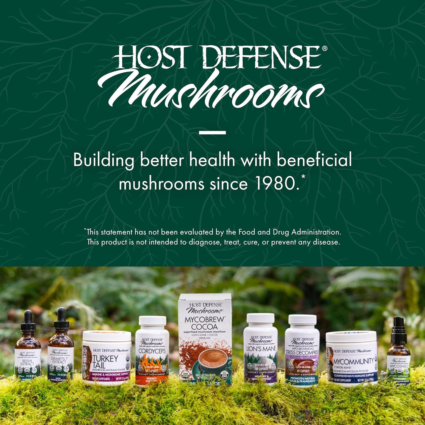 Organic MycoBotanicals Capsules - Immune Support Supplement with Chaga, Reishi & Maitake Mushrooms - Mushroom Mycelium Formula for Wellness - 60 Capsules (30 Servings)