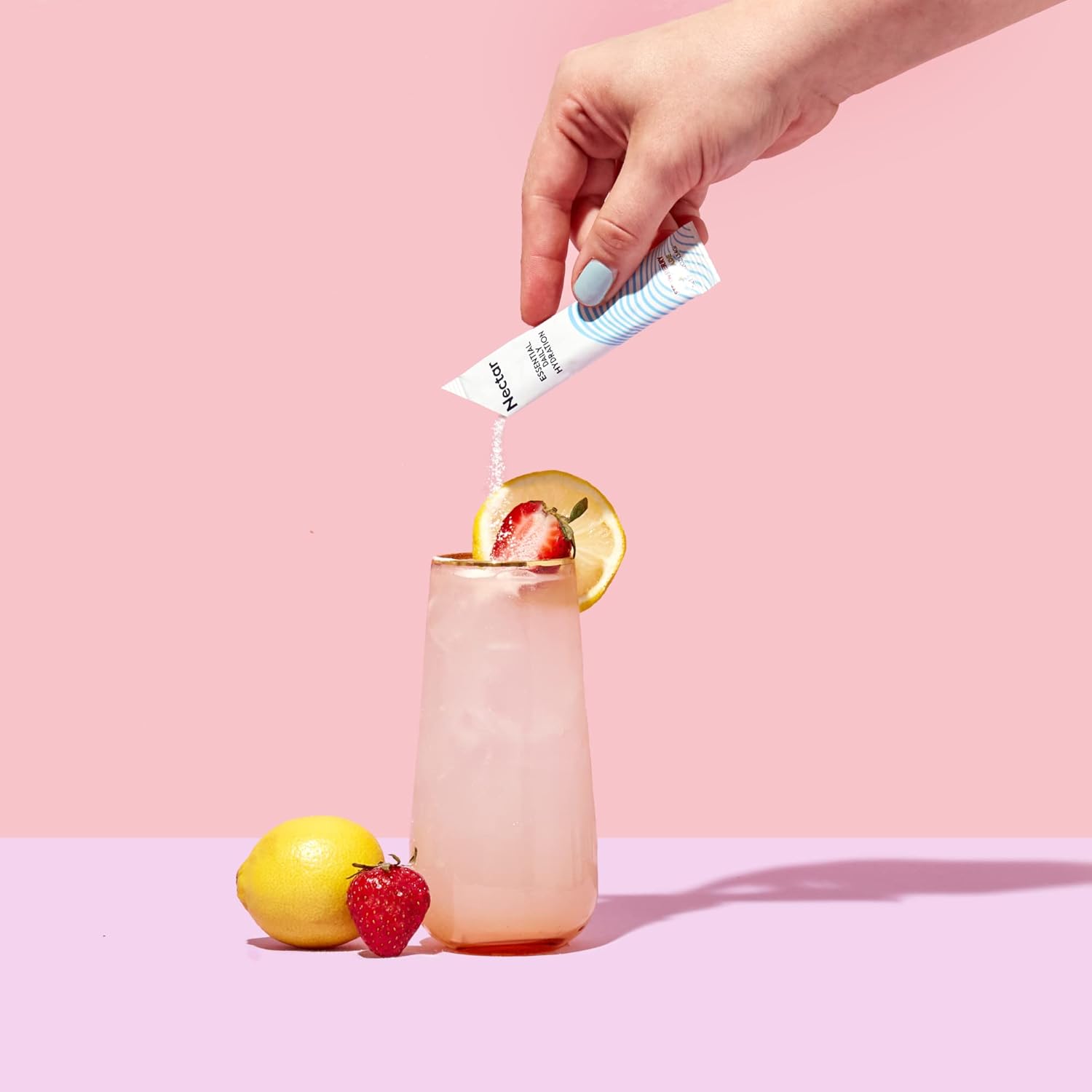 Organic Nectar Hydration Packets - Electrolyte Powder - Sugar Free & 0 Calorie - Liquid IV Hydrate Packets - Variety 30 Pack