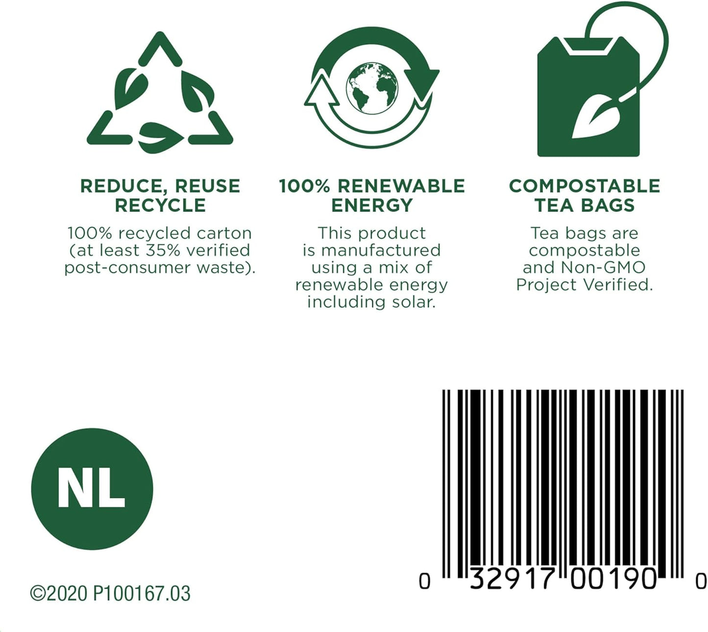 Organic Nettle Leaf Herbal Tea for Joint Health - Pack of 2 (32 Tea Bags)