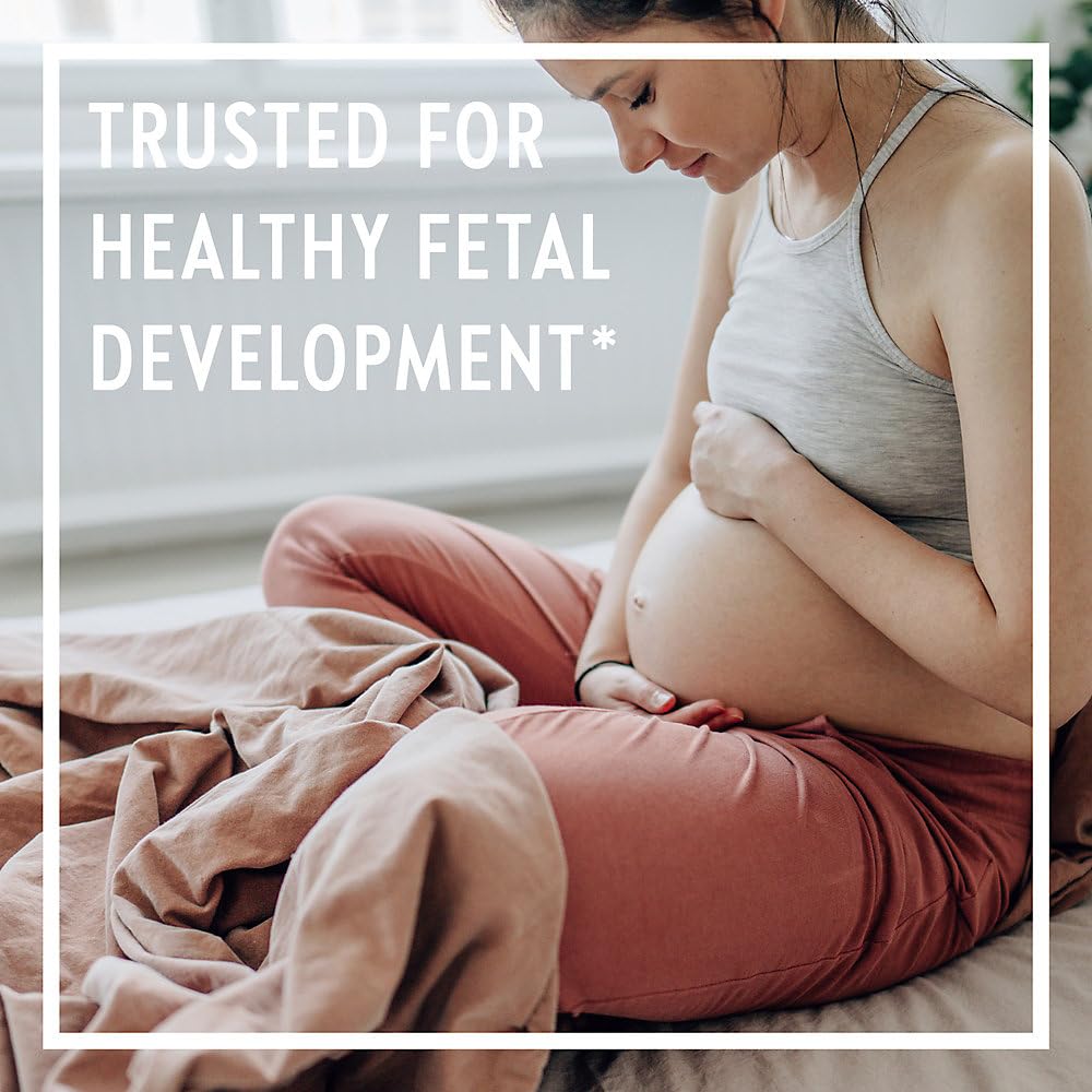 Organic Non-GMO Prenatal Vitamins - 96ct with Folate, Iron, Vitamin D3, and Probiotics for Healthy Mom and Baby