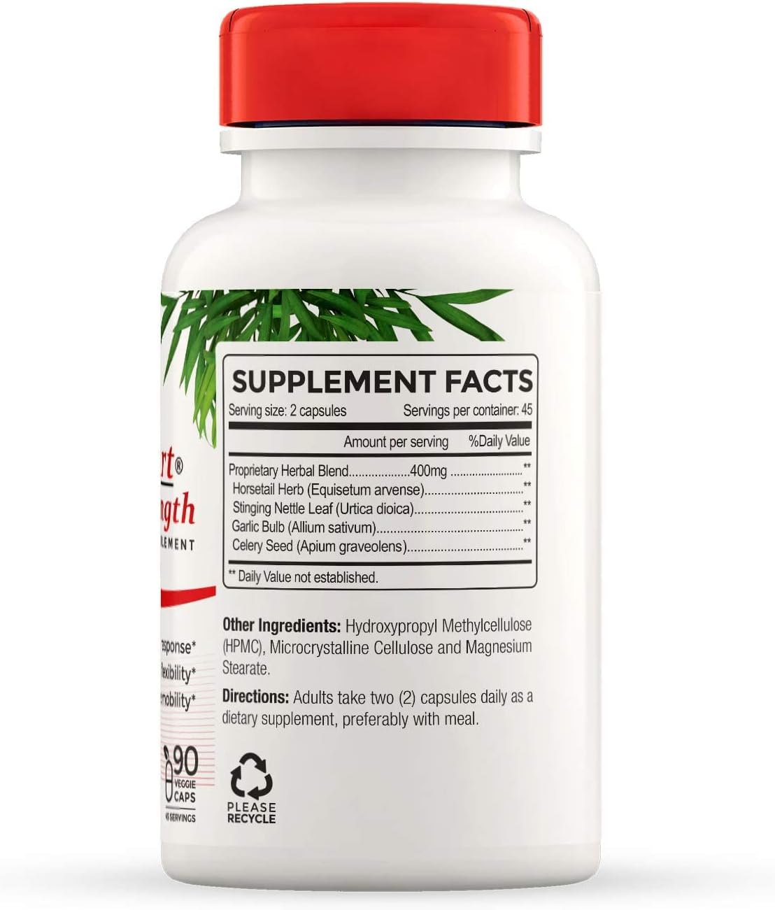 Organic Noni Fruit Extract Capsules - Herbal Supplement for Strength and Joint Health - Gluten-Free, Kosher - 90 Veg Capsules
