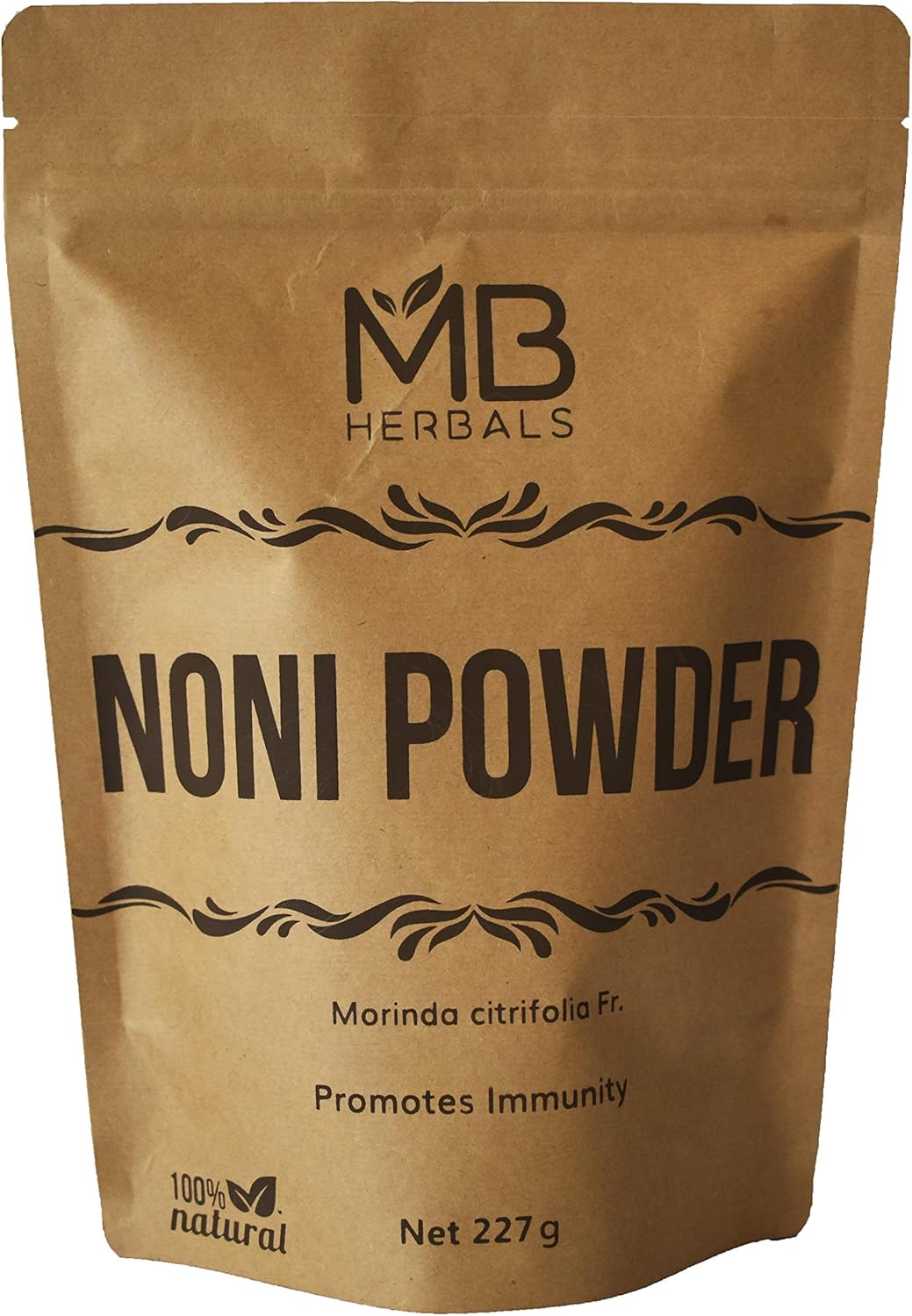 Organic Noni Powder 8 oz | 227g (0.5 lb) | Ideal for Smoothies & Juices | No Preservatives | Gluten Free | 45 Servings