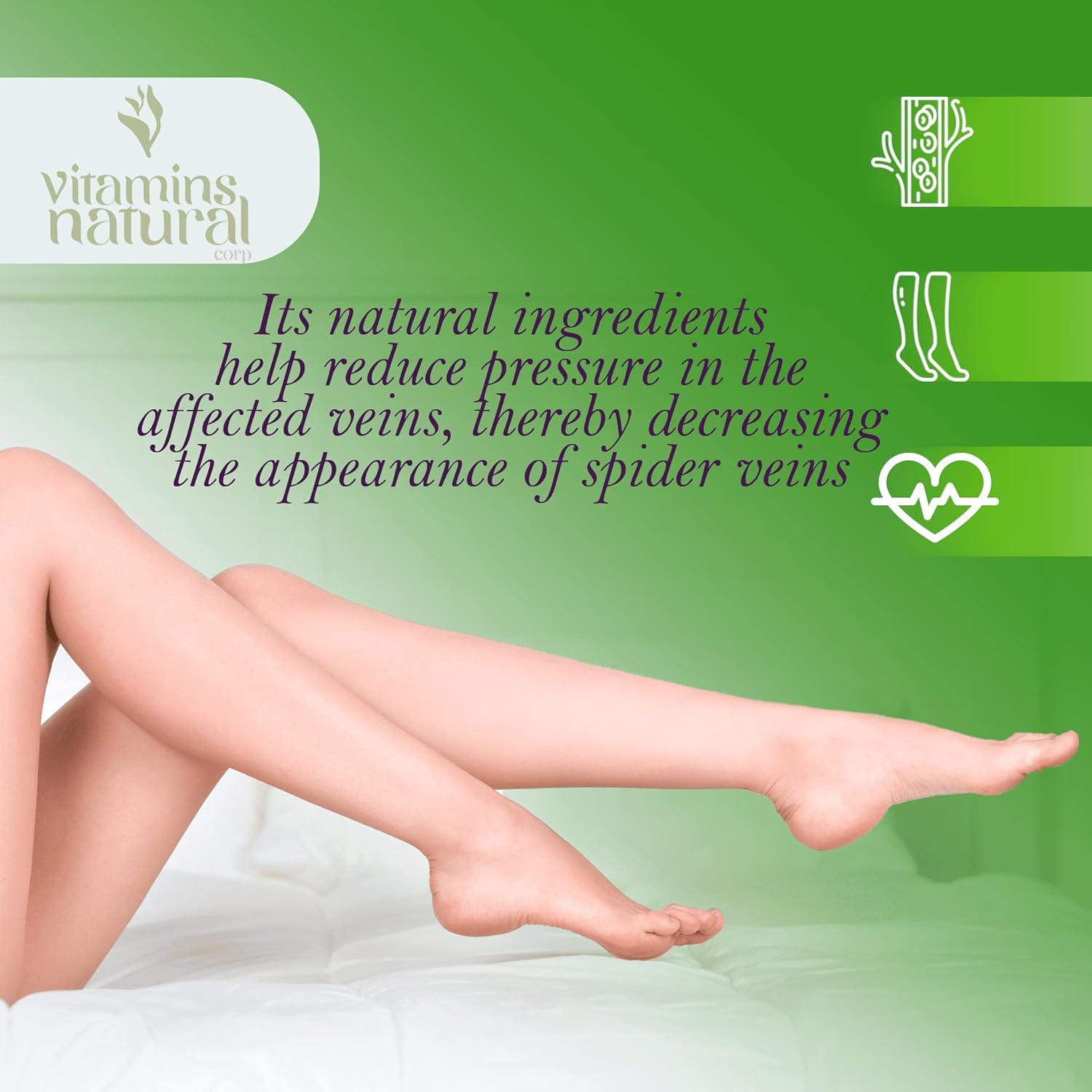 Organic Nopal and L-Carnitine Supplement for Immune Support and Varicose Vein Relief