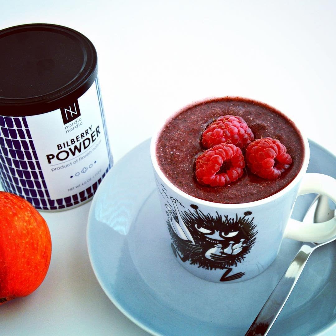 Organic Nordic Bilberry Powder - 112g, High Antioxidant Content