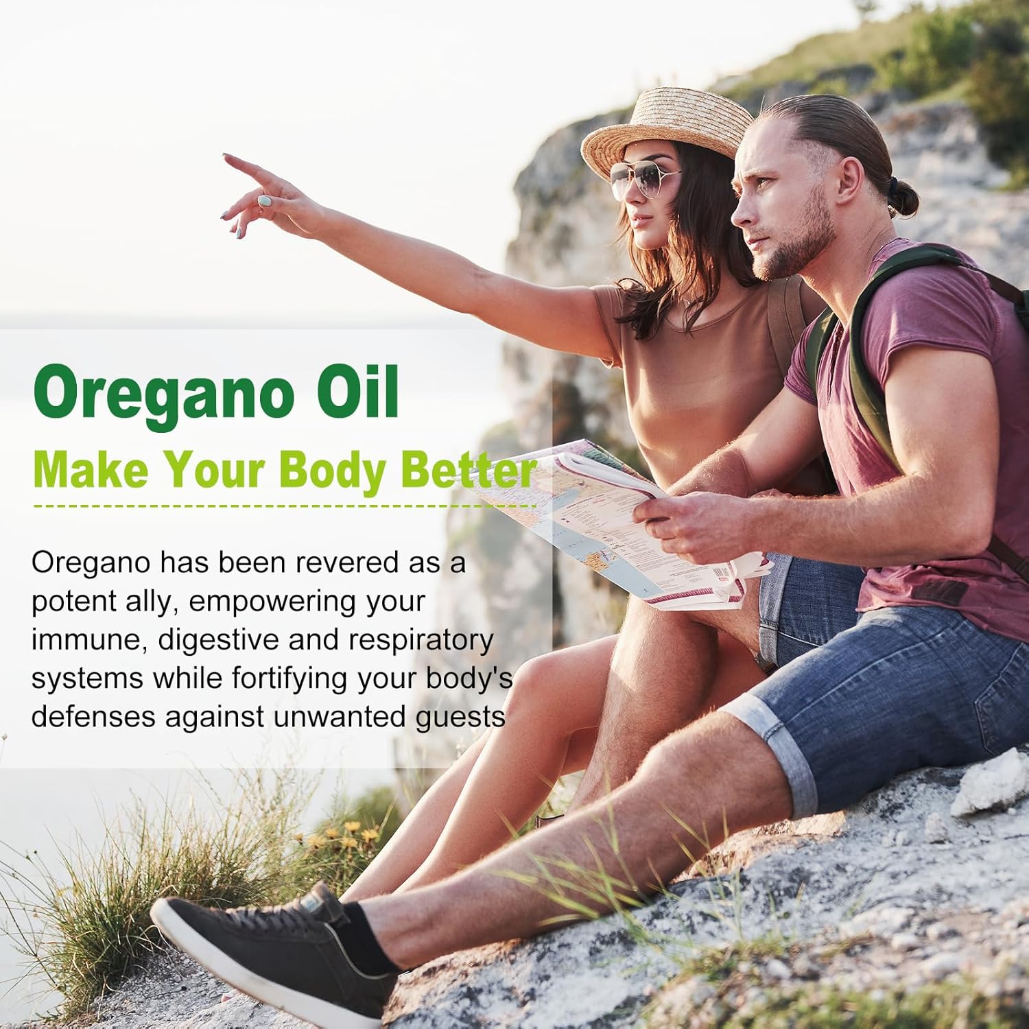 Organic Oil of Oregano and Black Seed Oil Blend for Immune Health, High Carvacrol & Thymoquinone, Non-GMO, 3 Pack