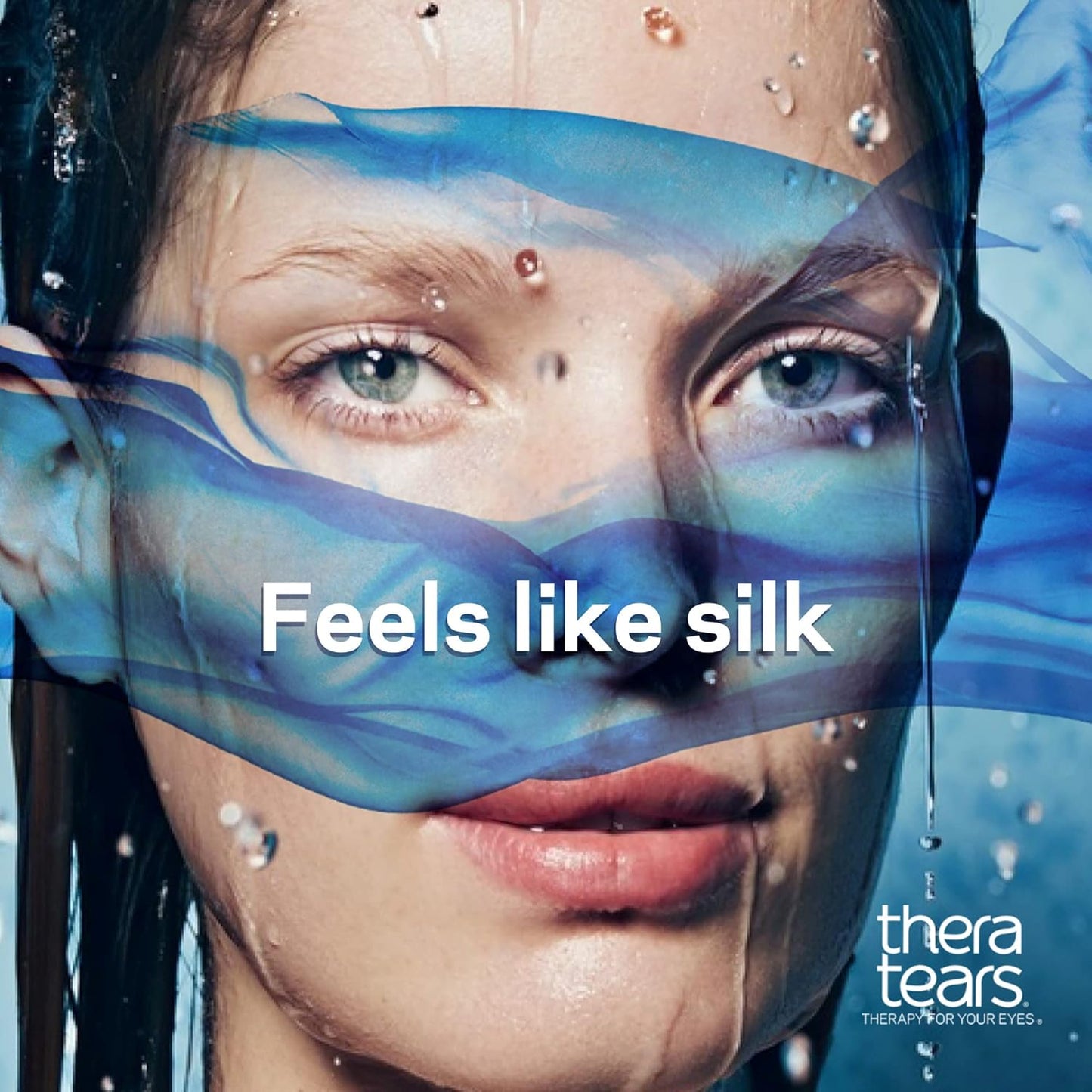 Organic Omega 3 Eye Supplement with Vitamin E, 180 Count & Dry Eye Therapy Drops - 1.0 Fl Oz