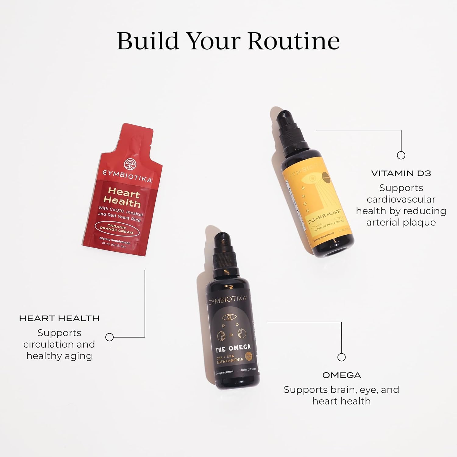 Organic Orange Cream Heart Health Supplement with CoQ10, Red Yeast Rice & Inositol - Gluten Free, Supports Circulation & Aging - 30 Pack