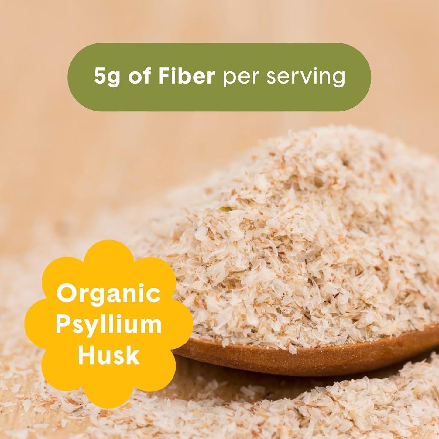 Organic Pineapple Passion Fruit Fiber Powder Supplement - Bellway Super Fiber Powder for Regularity, Bloating Relief & Gut Health - Sugar Free, Non-GMO Plant-Based Psyllium Husk (50 Servings)